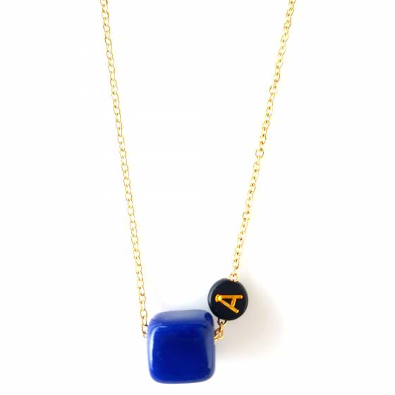 BLUE ROYAL  | MONOGRAME NECKLACE