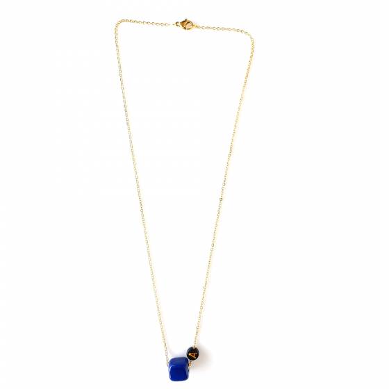 BLUE ROYAL  | MONOGRAME NECKLACE