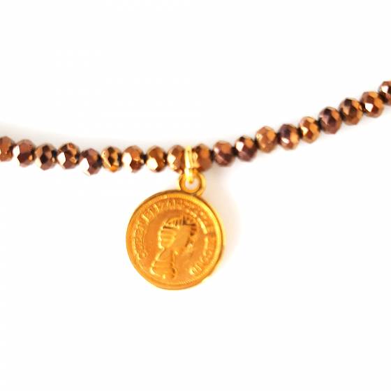 BRONZE COIN | NECKLACE