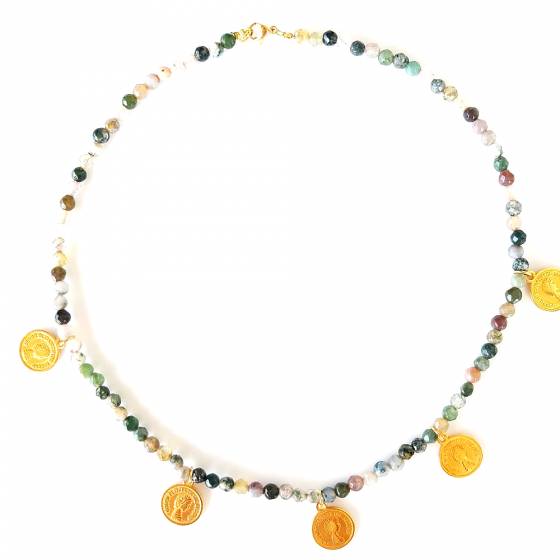 AGATE MULTICOLOUR | NECKLACE