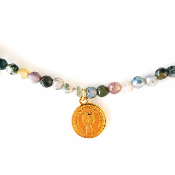 AGATE MULTICOLOUR | NECKLACE