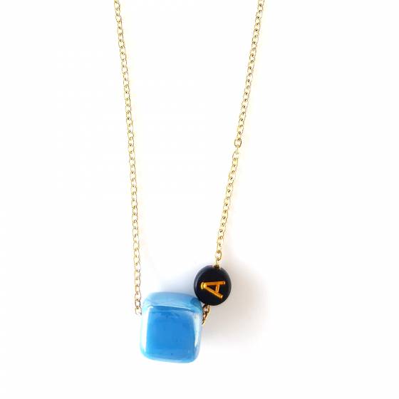BLUE SKY  | MONOGRAME NECKLACE