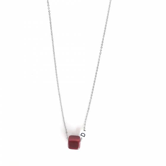 BORDAUX | MONOGRAME NECKLACE