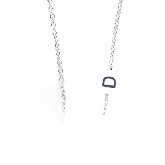 WHITE MATTE | MONOGRAME NECKLACE