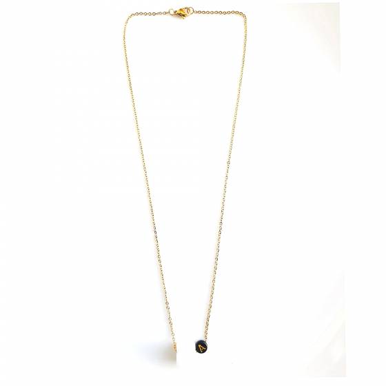 MILKY WHITE MATTE  | IMONOGRAME NECKLACE