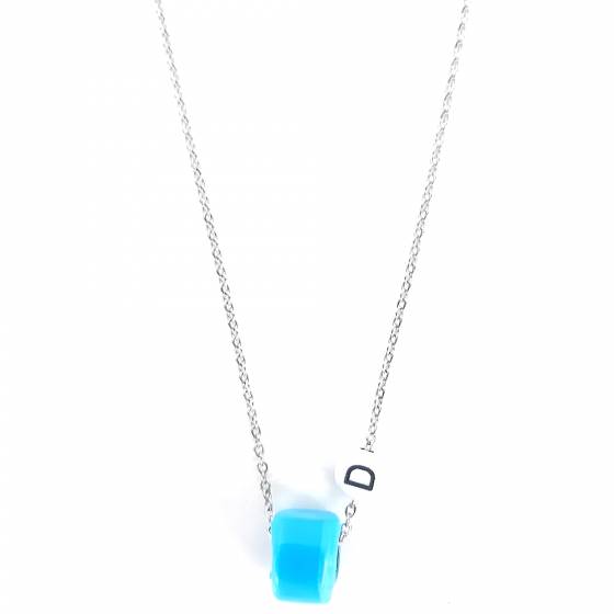 TYRQUOISE | MONOGRAME NECKLACE
